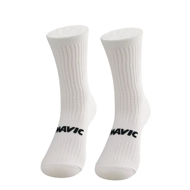 Professional Grade Cycling Socks | Unisex Outdoor Road Cycling Socks, Breathable Bicycle Athletic Socks