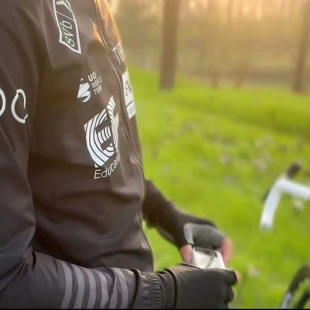 Windbreaker Unisex - EF Windproof Long Sleeve Cycling Jacket, Lightweight Road Cycling Team Leader Outerwear