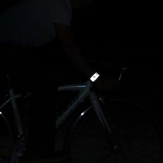 New  Reflective Silicon Crystal Pants Cuff Straps - Mountain Bike Cycling Ankle Slap Bracelet, Night Running Walking Wristband