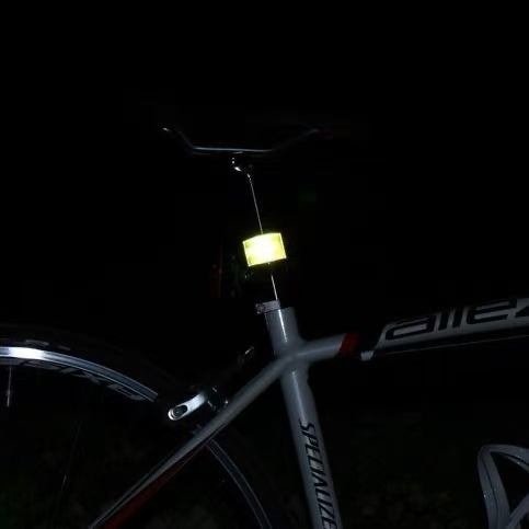 New  Reflective Silicon Crystal Pants Cuff Straps - Mountain Bike Cycling Ankle Slap Bracelet, Night Running Walking Wristband